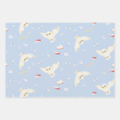 Hedwig Owl Post Letters and Books Pattern Inpakpapier Vel (Voorkant 2)