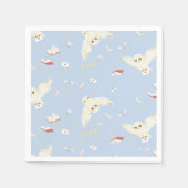 Hedwig Owl Post Letters and Books Pattern Servet (Voorkant)