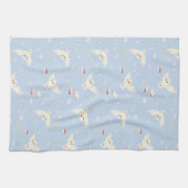 Hedwig Owl Post Letters and Books Pattern Theedoek (Horizontaal)