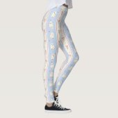 Hedwig Owl Post Stripe Pattern Leggings (Rechts)