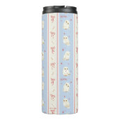 Hedwig Owl Post Stripe Pattern Thermosbeker (Achterkant)