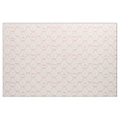 Hedwig Pink Ribbon Pattern Stof (Yard (91,4 cm))