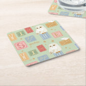 Hedwig Post Letter Block Pattern Kartonnen Onderzetters (Schuin)