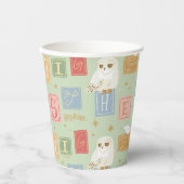 Hedwig Post Letter Block Pattern Papieren Bekers (Voorkant)