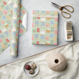 Hedwig Post Letter Blokpatroon Cadeaupapier