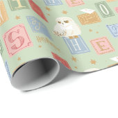 Hedwig Post Letter Blokpatroon Cadeaupapier (Rol Hoek)