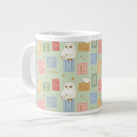 Hedwig Post Letter Blokpatroon Grote Koffiekop (Links)
