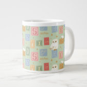 Hedwig Post Letter Blokpatroon Grote Koffiekop (Voorkant rechts)