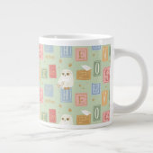 Hedwig Post Letter Blokpatroon Grote Koffiekop (Rechts)