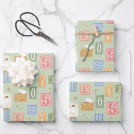 Hedwig Post Letter Blokpatroon Inpakpapier Vel
