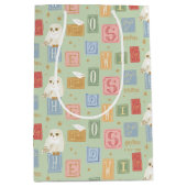 Hedwig Post Letter Blokpatroon Medium Cadeauzakje (Voorkant)