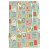 Hedwig Post Letter Blokpatroon Medium Cadeauzakje (Achterkant)
