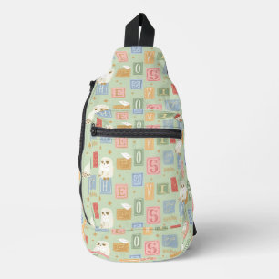 Hedwig Post Letter Blokpatroon Sling Bag