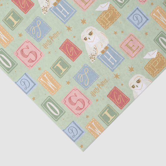 Hedwig Post Letter Blokpatroon Tissuepapier (Detail)