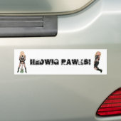Hedwig Rawks bumpersticker (Op auto)