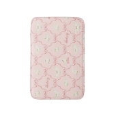Hedwig Roze Lint Patroon Badmat (Voorkant Verticaal)