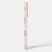 Hedwig Roze Lint Patroon Case-Mate iPhone Case (Achterkant / Rechts)