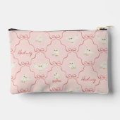 Hedwig Roze Lint Patroon Etui (Achterkant)