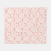 Hedwig Roze Lint Patroon Fleece Deken (Voorkant (Horizontaal))