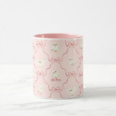 Hedwig Roze Lint Patroon Mok (Midden)