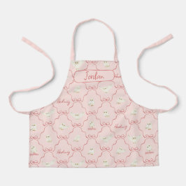 Hedwig Roze Lint Patroon Schort