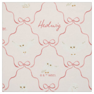 Hedwig Roze Lint Patroon Stof