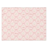 Hedwig Roze Lint Patroon Tafelkleed (Voorkant (Horizontaal))