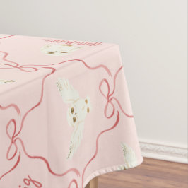 Hedwig Roze Lint Patroon Tafelkleed