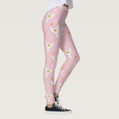 Hedwig Roze Zonnewende Patroon Leggings (Rechts)
