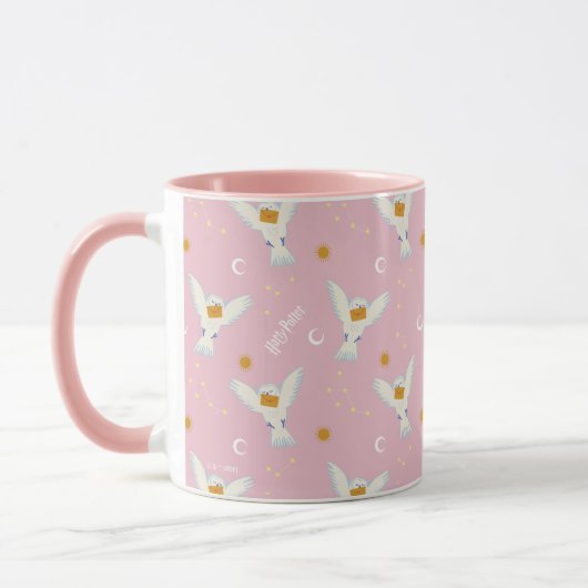 Hedwig Roze Zonnewende Patroon Mok (Links)