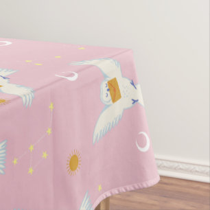 Hedwig Roze Zonnewende Patroon Tafelkleed