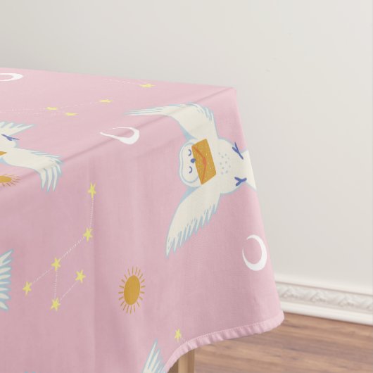 Hedwig Roze Zonnewende Patroon Tafelkleed (Voorbeeld)