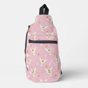 Hedwig Roze Zonsopstand Patroon Sling Bag