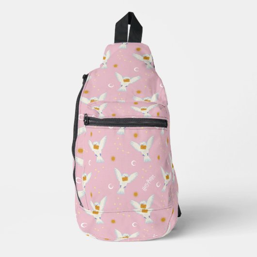 Hedwig Roze Zonsopstand Patroon Sling Bag (Voorkant)