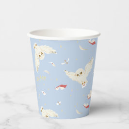 Hedwig Uil Post Brief en Boeken Patroon Papieren Bekers