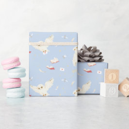 Hedwig Uil Post Brieven en Boeken Patroon Cadeaupapier
