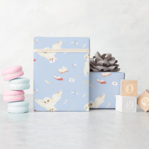 Hedwig Uil Post Brieven en Boeken Patroon Cadeaupapier