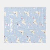 Hedwig Uil Post Brieven en Boeken Patroon Fleece Deken (Voorkant (Horizontaal))