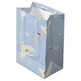 Hedwig Uil Post Brieven en Boeken Patroon Medium Cadeauzakje
