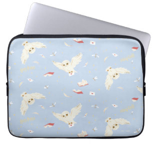 Hedwig Uil Post Letters en Boeken Patroon Laptop Sleeve