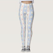 Hedwig Uil Post Streeppatroon Leggings (Voorkant)