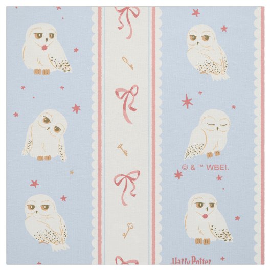 Hedwig Uil Post Streeppatroon Stof (Swatch)
