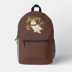 Hedwig Whimsical Bos Tekening Bedrukte Rugzak