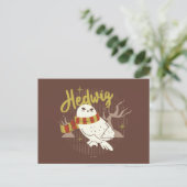 Hedwig Whimsical Bos Tekening Briefkaart (Staand voorkant)