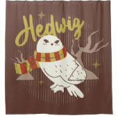 Hedwig Whimsical Bos Tekening Douchegordijn (Voorkant)