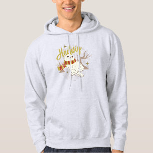 Hedwig Whimsical Bos Tekening Hoodie