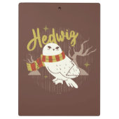 Hedwig Whimsical Bos Tekening Klembord (Achterkant)