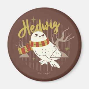 Hedwig Whimsical Bos Tekening Magneet
