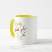 Hedwig Whimsical Bos Tekening Mok (Voorkant links)