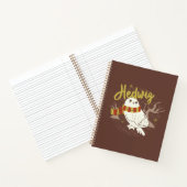 Hedwig Whimsical Bos Tekening Notitieboek (Binnen)